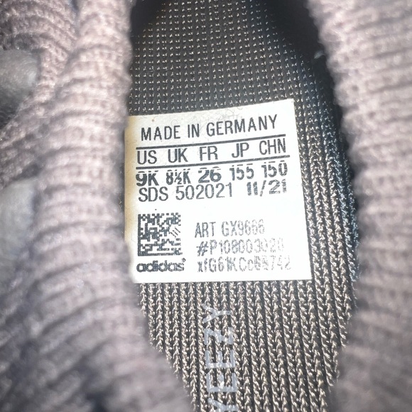 Adidas Yeezy450 Cinder SIZE 9K INFANTS GX9662 DS CONDITION-AUTHENTIC-NO BOX - Picture 2 of 6